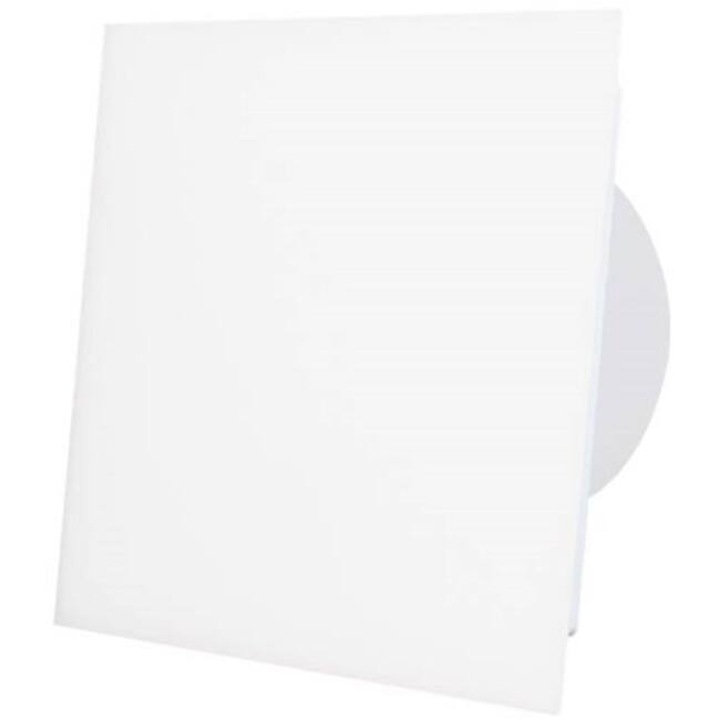AIR ROXY ventilátor panel, fényes fehér üveg, 30x30cm