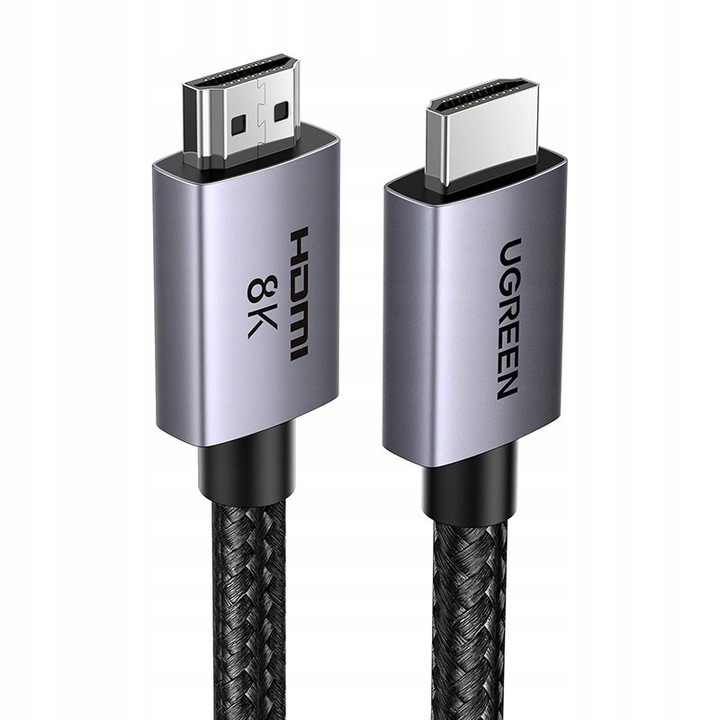 Кабел HDMI Ugreen 2.1 8K 60Hz 48Gbps 10м черен