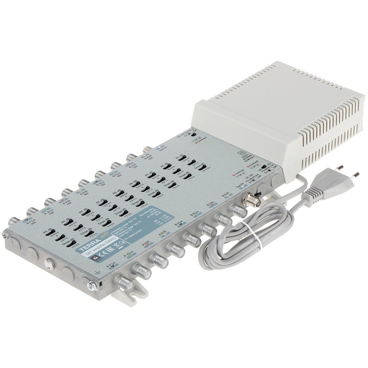 Amplificator multiswitch SA-91L, 9 intrari/9 iesiri, 8 intrari satelit, 1 intrare DVB-T/Radio, 364x135x52mm