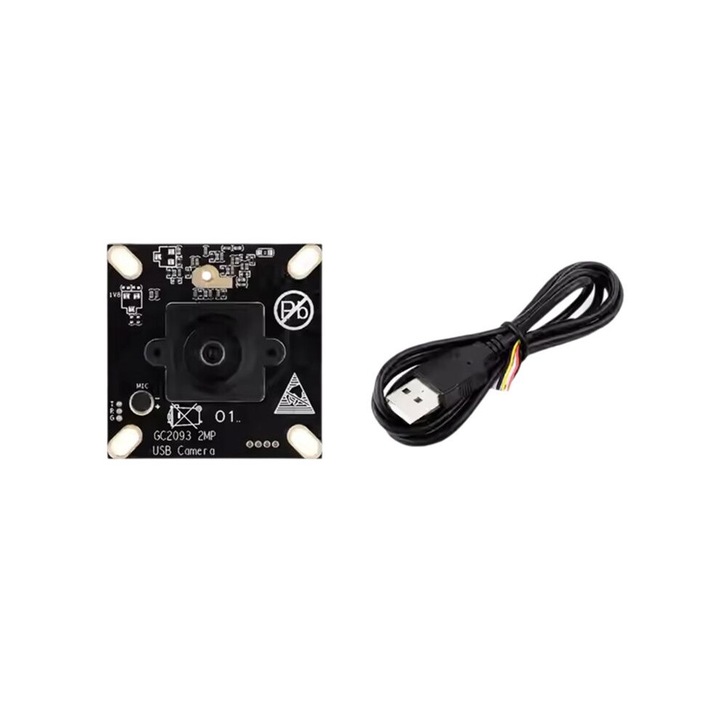 Modul camera M12 2MP, retroiluminare dinamica, USB 2.0, set complet