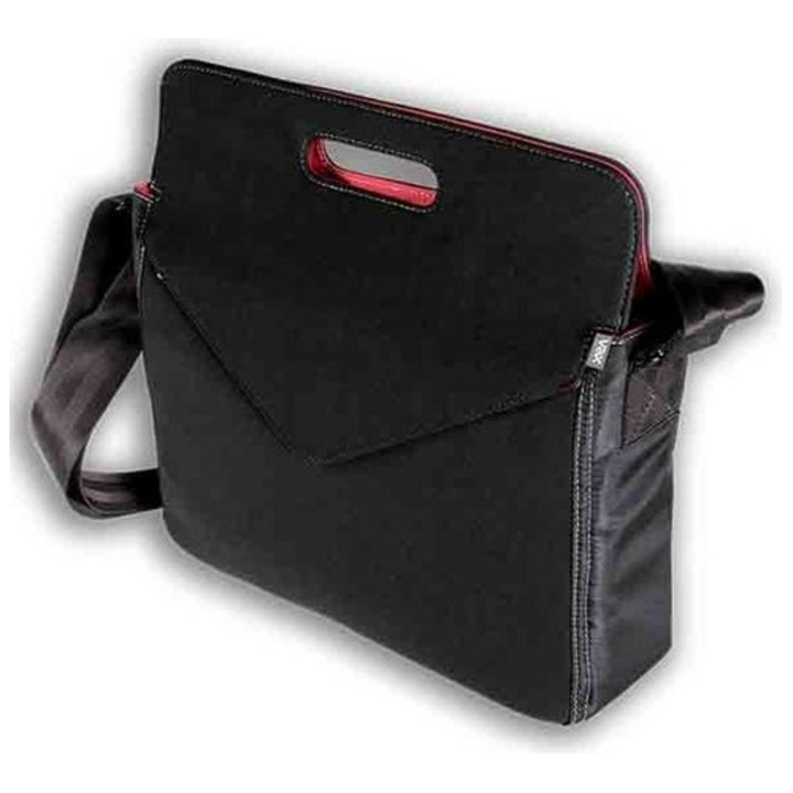 VAX Tuset 13.5" laptop táska, fekete-piros