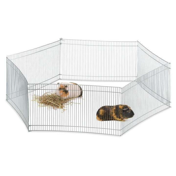 Tarcuri pentru animale mici Relaxdays, 27x50x95 cm, argintiu, set de panouri
