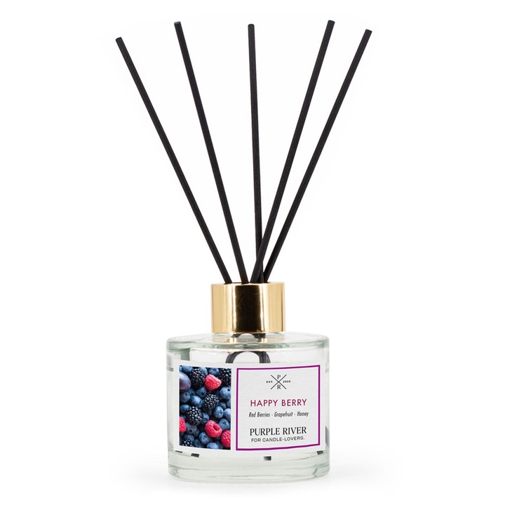 Relaxdays szobaillatosító, pálcás diffúzor, 100 ml, fehér, 7x7x7 cm