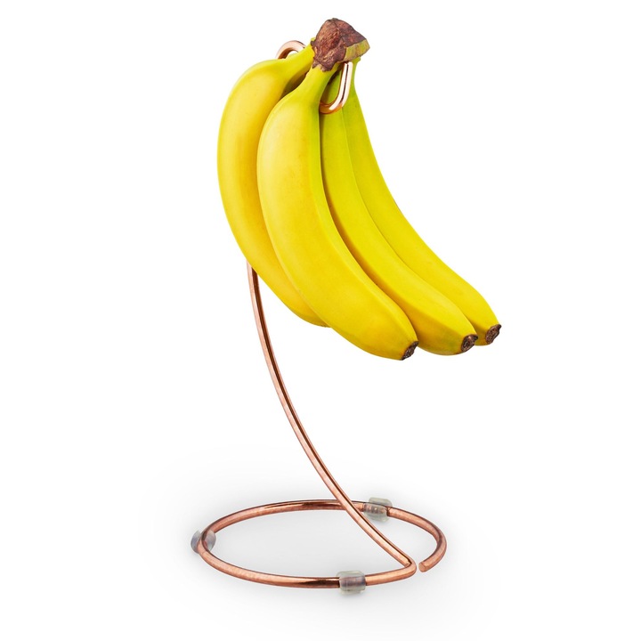 Suport pentru banane Relaxdays, cupru, 33x17cm