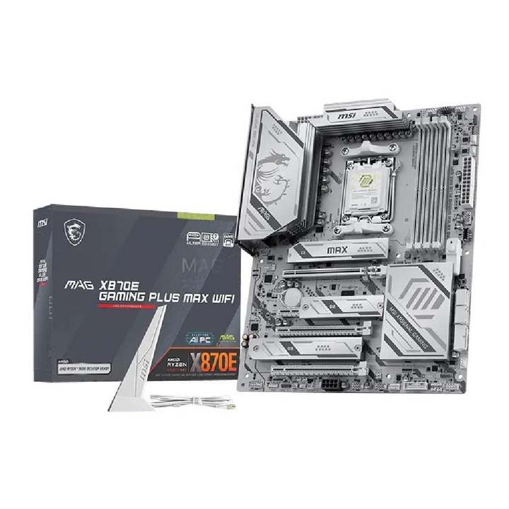 Дънна платка MSI MAG X870E GAMING PLUS MAX, AMD X870, DDR5, ATX