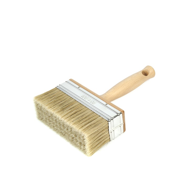 Pensula pentru tapet Awtools 150mm, par sintetic, maner lemn 5mm