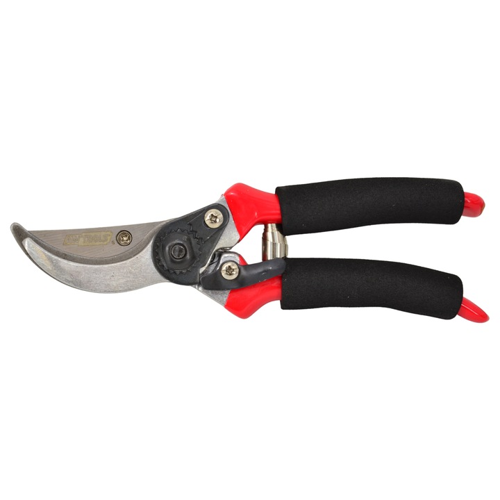 AWTOOLS AW63022 kerti metszőolló, 200mm, 12mm, puha markolat