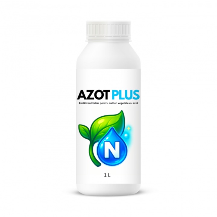 Fertilizant foliar Azot Plus, 1 l, SemPlus, pentru culturi vegetale