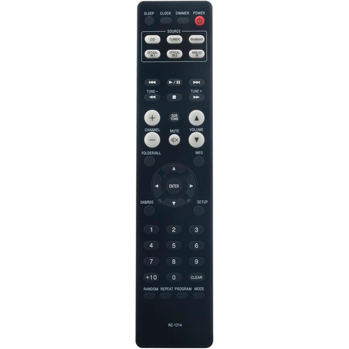Telecomanda inlocuire RC-1214 pentru Denon Sistem Audio D-M41 RCD-M41 RCD-M41DAB