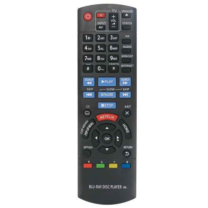 Telecomanda inlocuire N2QAYB000953 pentru Panasonic Blu-Ray Player DMP-BDT360 DMP-BDT361 DMP-BDT460