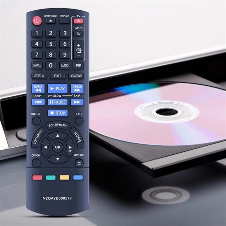 Telecomanda inlocuire N2QAYB000577 pentru Panasonic Blu-Ray Player DMP-BD75 DMP-BDT301 DMP-BD75EB