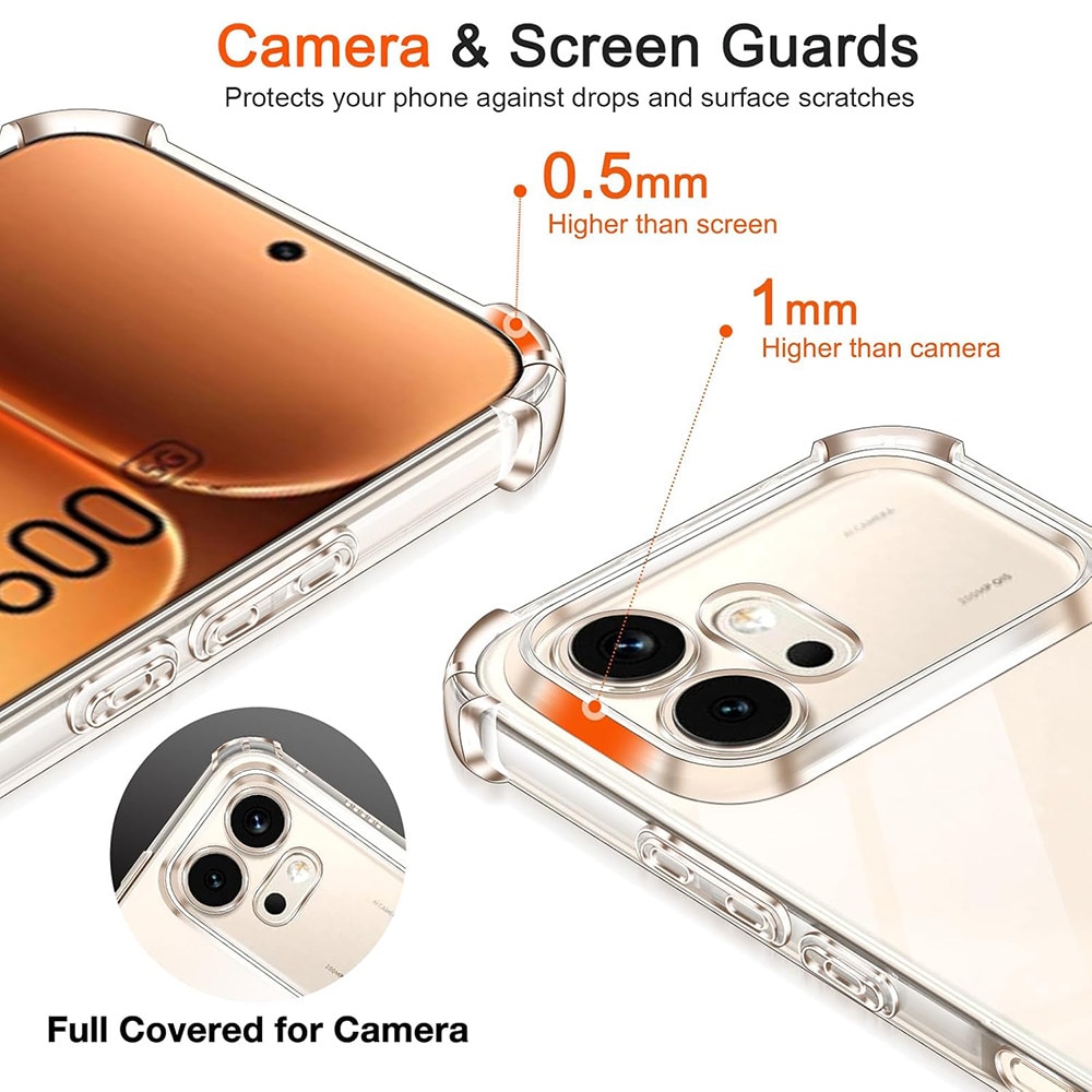 Husa pentru Honor 600 Slim Anti-Shock 1.5mm reinforced 4 corners, transparenta
