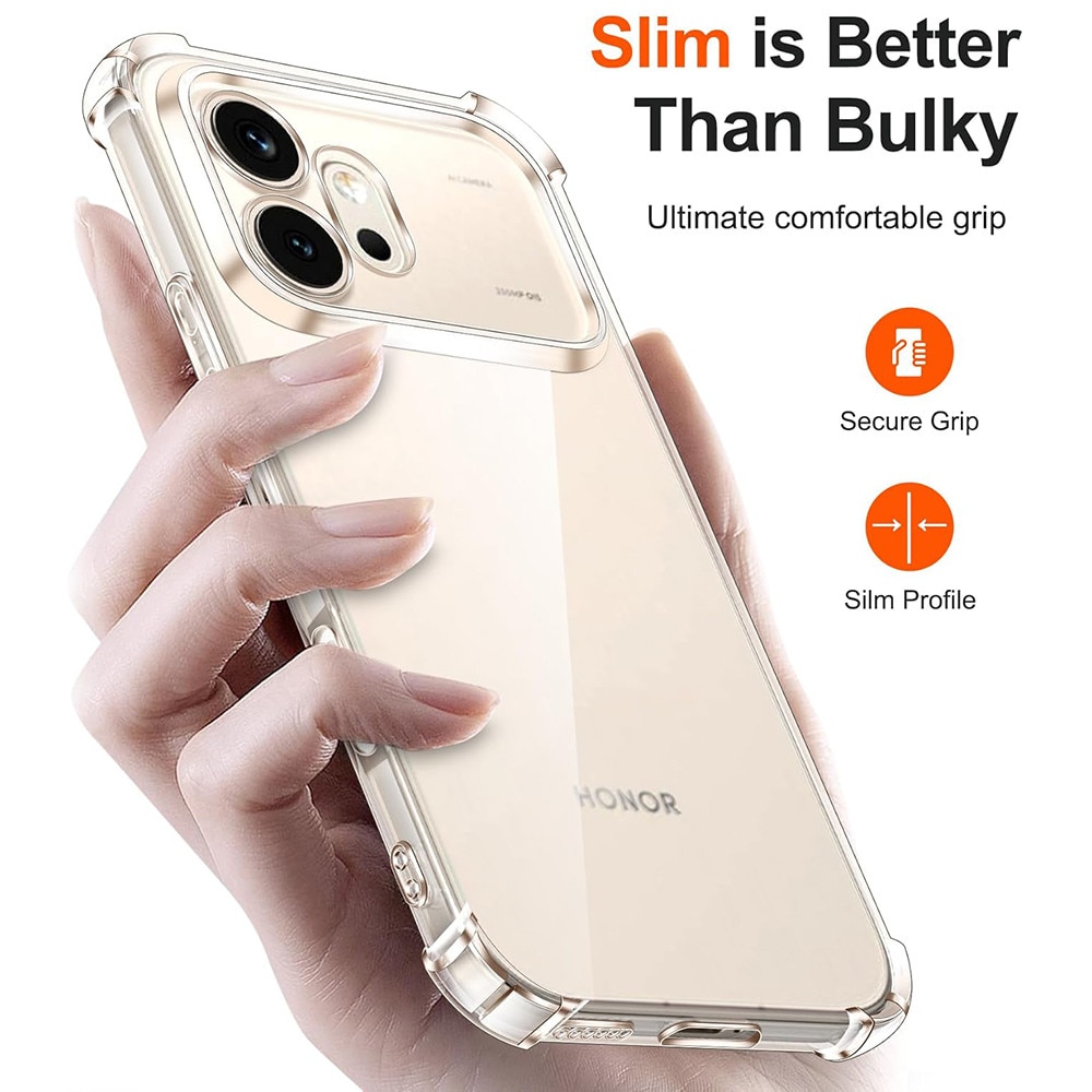 Husa pentru Honor 600 Slim Anti-Shock 1.5mm reinforced 4 corners, transparenta