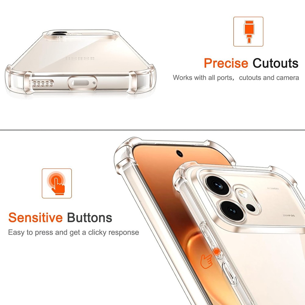 Husa pentru Honor 600 Slim Anti-Shock 1.5mm reinforced 4 corners, transparenta