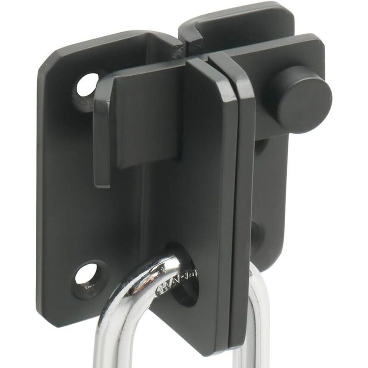 Broasca din otel inoxidabil 304, design rotativ, rezistent la rugina, neagra, dimensiune medie