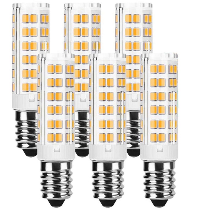 LED Izzó E14 7W 3000K 700lm meleg fehér 6 db-os szett