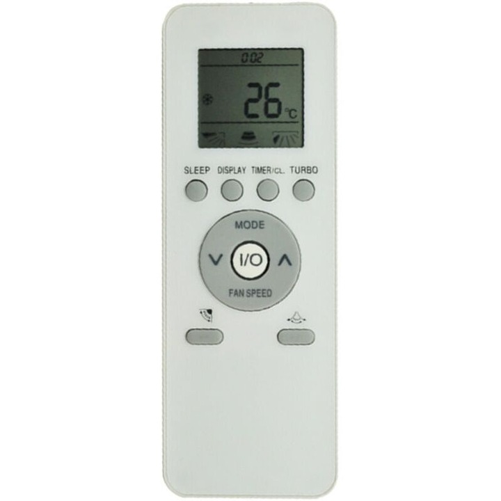 Telecomanda pentru aer conditionat Glan GZ-46B-E1, set 1 bucata, functionare eficienta