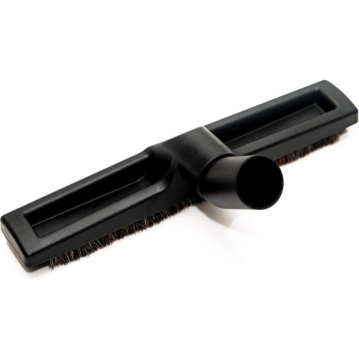 Perie universala pentru aspirator 35mm, compatibila cu toate aspiratoarele, perii din par de cal, roti din cauciuc, pentru pardoseli dure