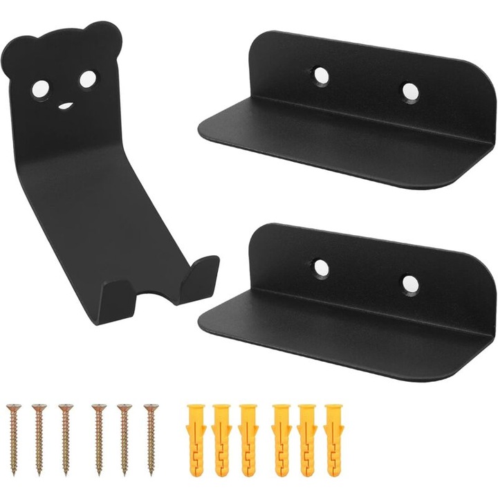 Suport depozitare bicicleta, montare pe perete, capacitate 50 kg, pentru biciclete montane, roti de 26x2.1cm