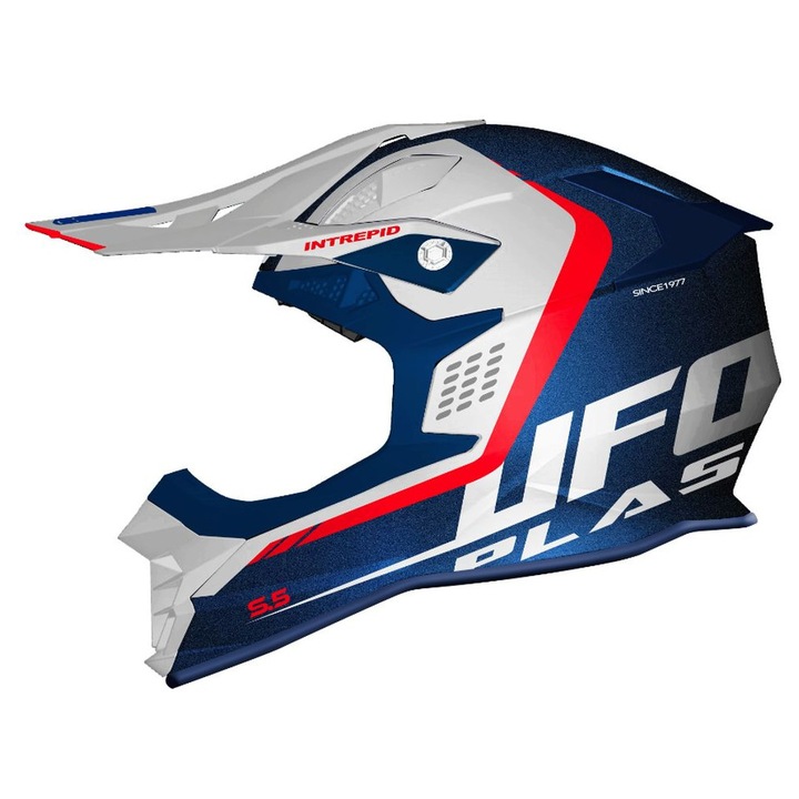 Casca motociclism UFO INTREPID CROSS, multicolor, dimensiune S, standard ECE 22R06