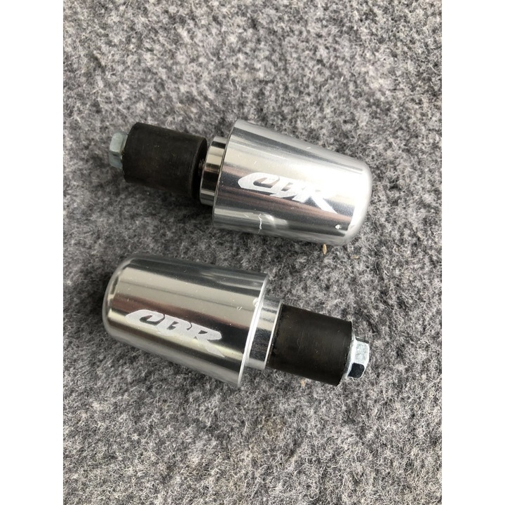 Ghidon moto Motonfs compatibil cu Capete ghidon Honda CBR Algintiu 2 Bucati XQG6