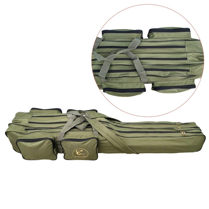 Baracuda B18 botzsák, 3 rekeszes, 160 cm, zöld