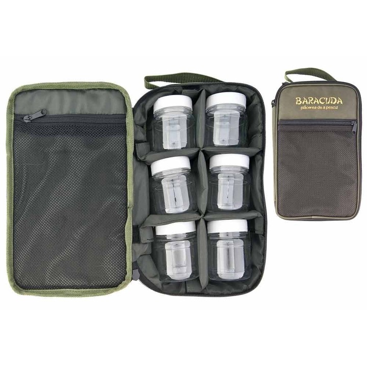 Gentuta tip penar Baracuda B31 cu 6 sticlute pt nada&accesorii