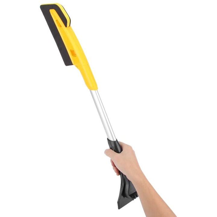Lopata de gheata si perie de zapada pentru masina, multifunctionala, detasabila, ABS, rezistenta la temperaturi scazute