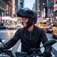 Каска за мотоциклет AZFAMZOP™, Интегриран Bluetooth, DOT сертификация, включва опушен и прозрачен визьор, Черна, L