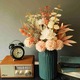 Buchet flori artificiale, 2 bujori, 3 hortensii, 44cm, multicolor, set