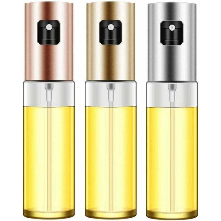 Spray pentru ulei 100ml, sticla si ABS, control precis al dozei, design antiderapant