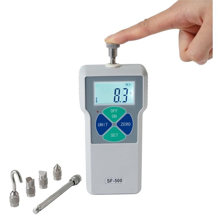Cantar digital de forta 500N, display LCD, 50kg, compact, usor