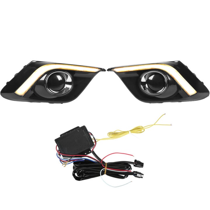Proiectoare LED pentru zi, 3 culori, 70-90LM, set pentru Mazda3 Axela 2013-2016