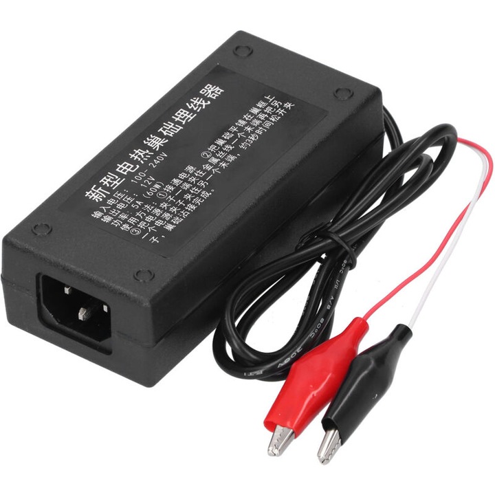 Incalzitor electric pentru stup, unelte apicole, 12x5.3x3.5cm, 100-240V, set cu cablu de alimentare si integrator de sarma