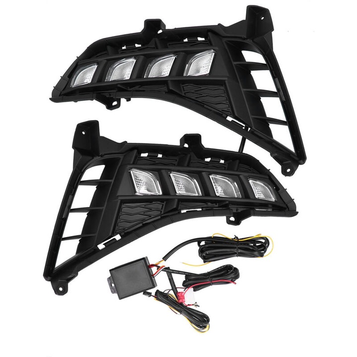 Proiectoare LED pentru zi, Hyundai Sonata, impermeabile IP68, 2020-2021, set