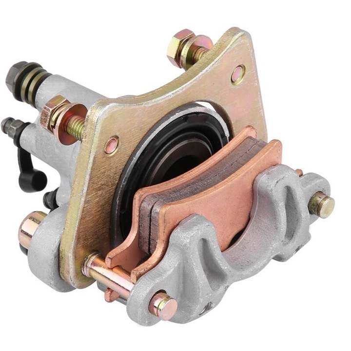 Caliper frana spate cu placute pentru Polaris Sportsman 400 450 500 600 700 HO EFI, set complet, aluminiu, rezistent la uzura