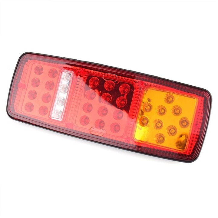 Lampa LED spate pentru remorci auto si camioane, indicator de siguranta, lumina de mers inapoi, multicolor, usor de instalat
