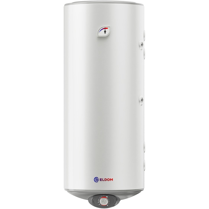 Boiler termoelectric cu 2 serpentine in paralel, Eldom GREEN LINE WVF12046FS21R, 120 Litri, 3 Kw, serpentine pe partea dreapta