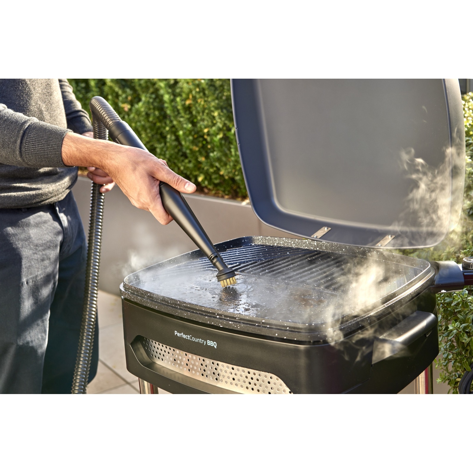 Polti StainOver PET SC40 aparat de curatat tapiterie cu abur si aspirare 4 in 1, cu perie pentru par de animale si SteamActive