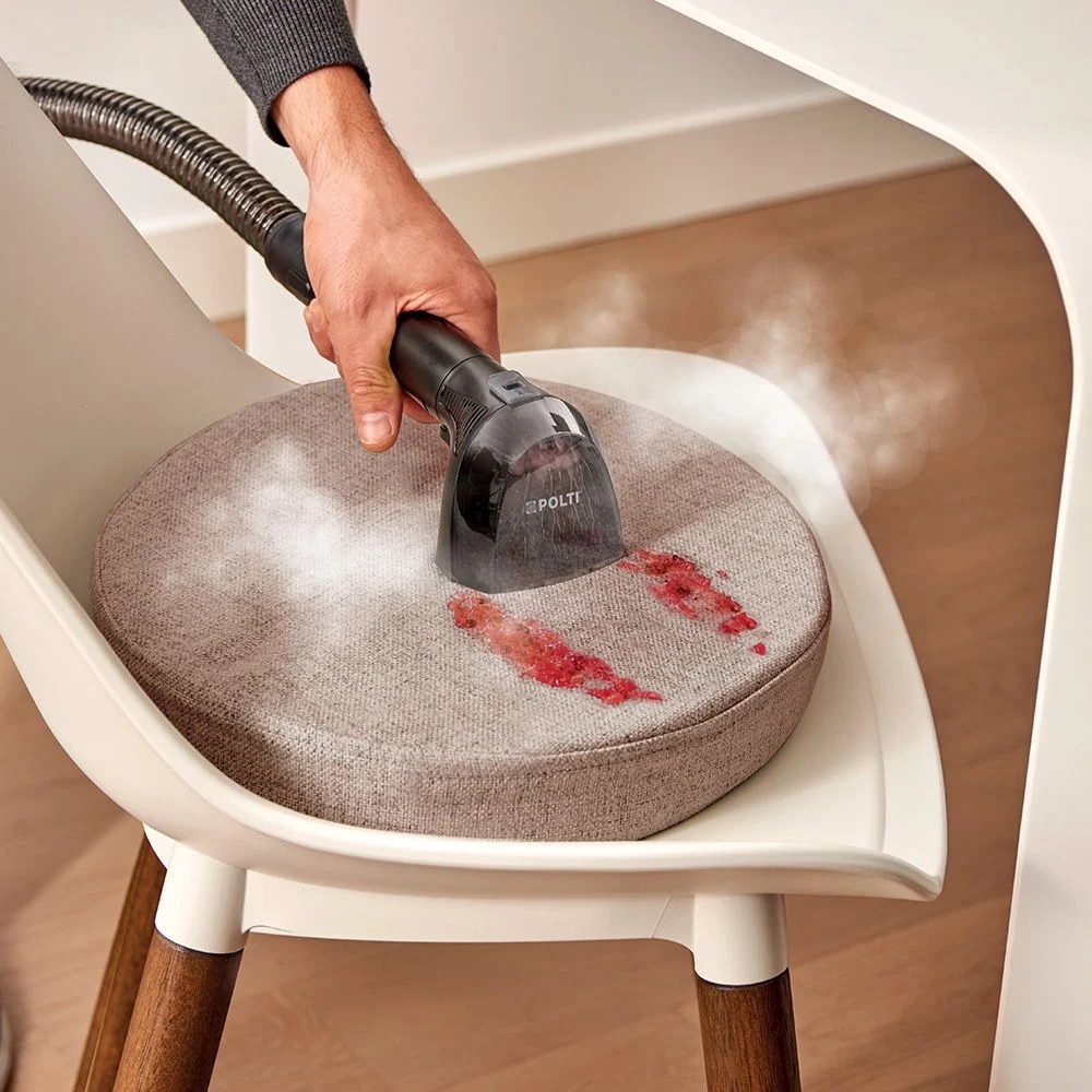 Polti StainOver PET SC40 aparat de curatat tapiterie cu abur si aspirare 4 in 1, cu perie pentru par de animale si SteamActive