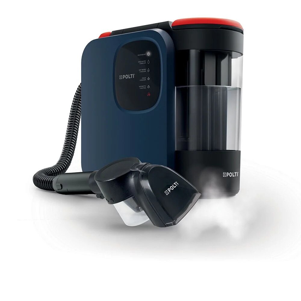 Polti StainOver PET SC40 aparat de curatat tapiterie cu abur si aspirare 4 in 1, cu perie pentru par de animale si SteamActive