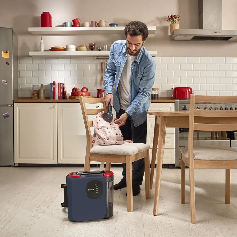 Polti StainOver PET SC40 aparat de curatat tapiterie cu abur si aspirare 4 in 1, cu perie pentru par de animale si SteamActive