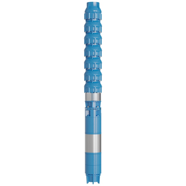 Pompa submersibila Dambat FX8, 8", 26 kW, 1600 l/min, 193x2412mm, 207 kg, IP68
