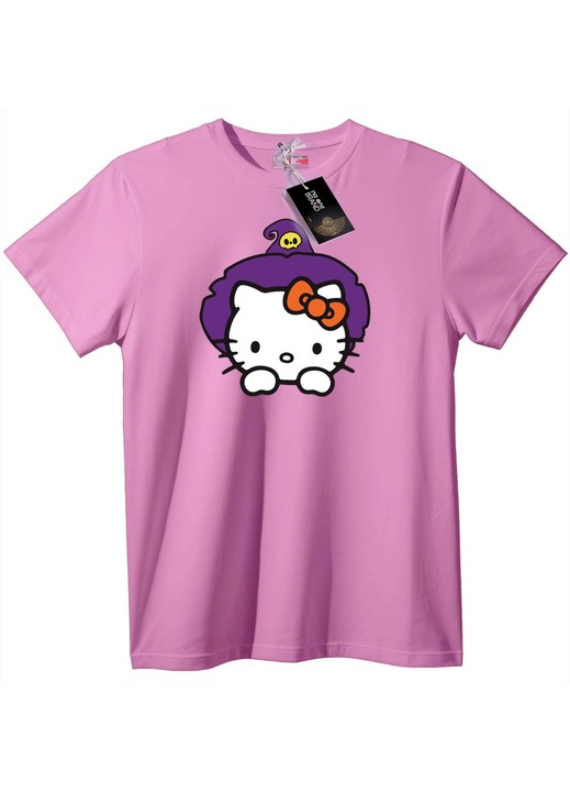 Tricou Hello Kitty vrăjitoare, Roz, 5-6 ani (116cm)
