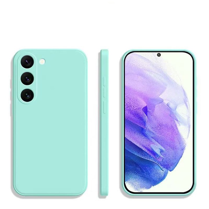 Husa telefon, Pentru Samsung Galaxy A56, silicon, protectie militara, Albastru