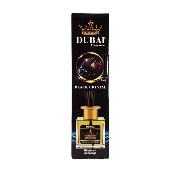 Black Crystal – Szobaillatosító pálcikákkal 100ml – INTENSE – Dubai