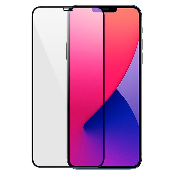 Folie de Protectie din Sticla Securizata CENTO Aqua compatibila cu Oppo A6x, Protectie Profesionala, Full Cover, Anti Zgarieturi, Anti Socuri, Full Glue, Transparenta