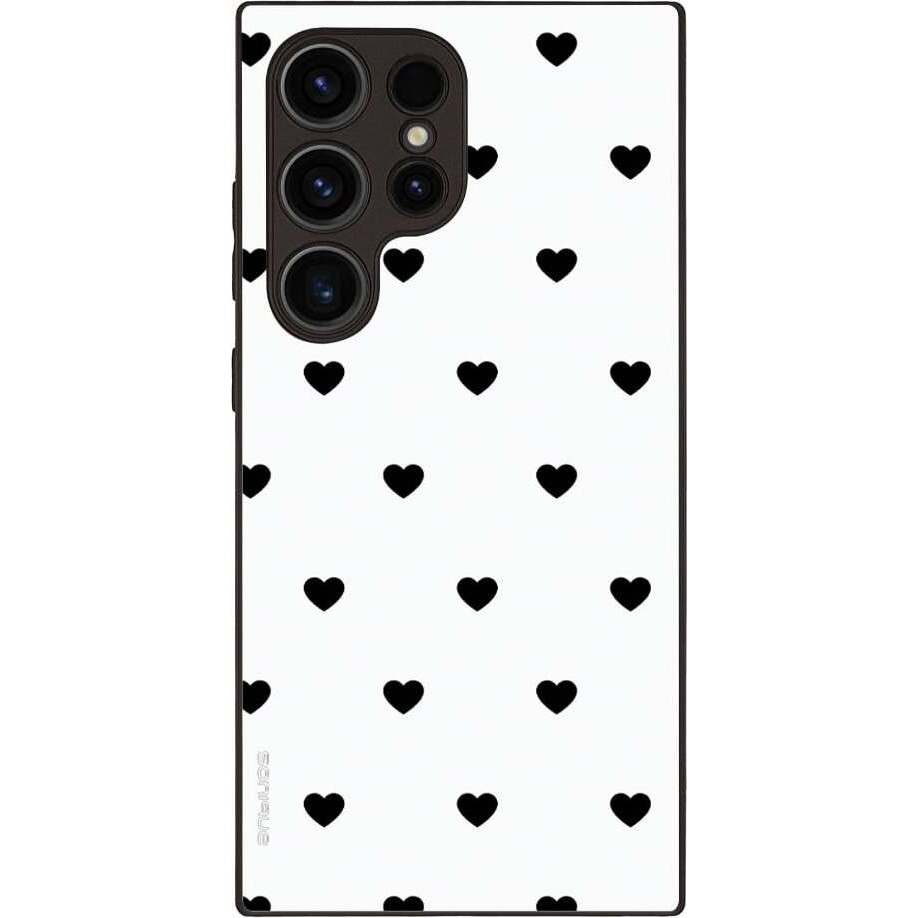 Husa telefon Sonique Heart Series, 3D flower, alb, pentru Samsung Galaxy S24 Ultra