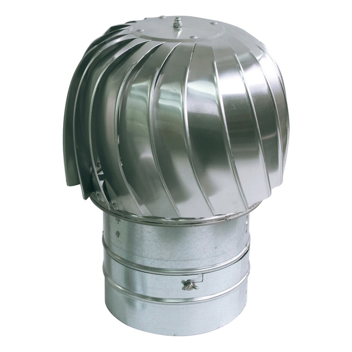 Spiroflex kéményhuzat, alumínium burkolat, 300mm, 70C-ig hőálló, forgó mechanizmussal.