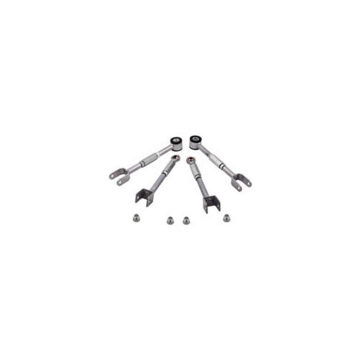 Set 4 piese brat de camber spate + brate radius pentru Nissan 350Z Z33, ajustabil +/- 3 grade